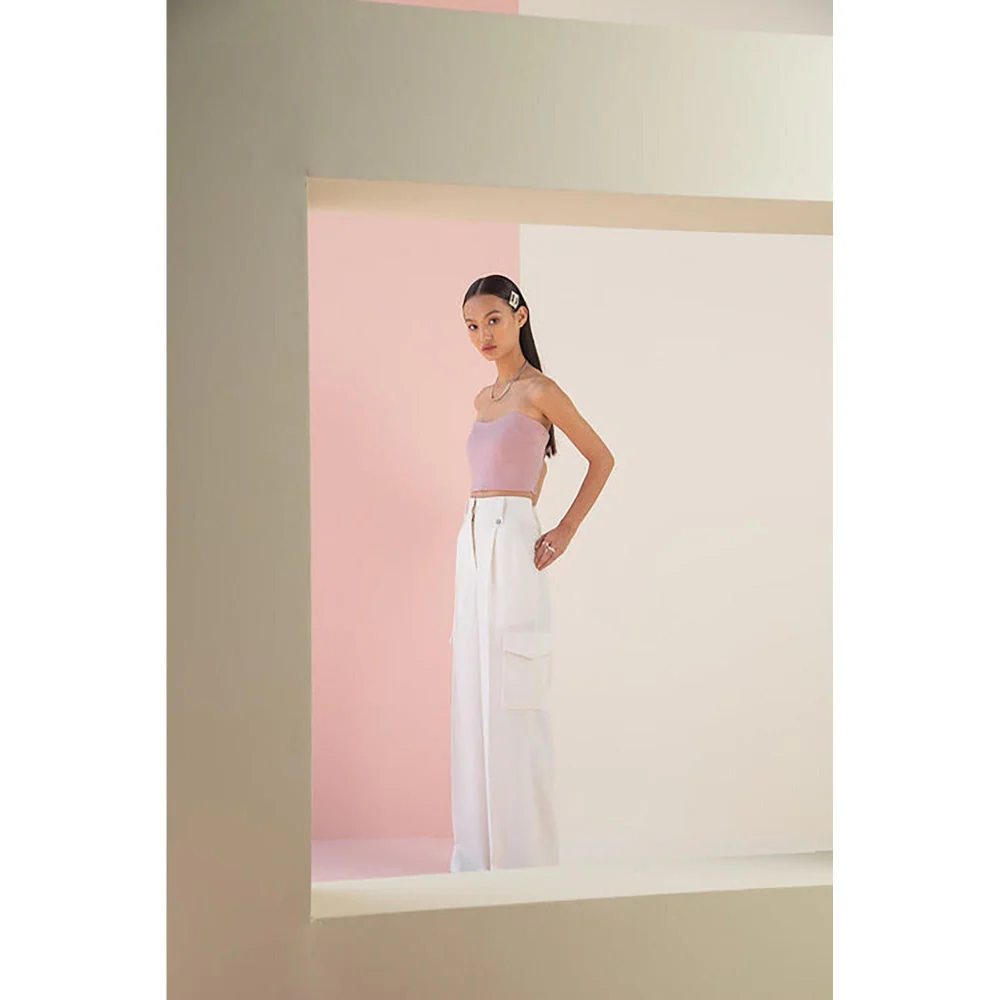 The Dapper Lady Ivory Wide Pant - Image 4