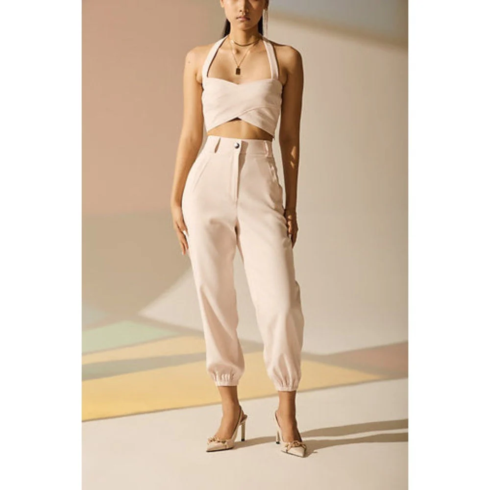 The Dapper Lady Pearl Black Joggers - Image 3
