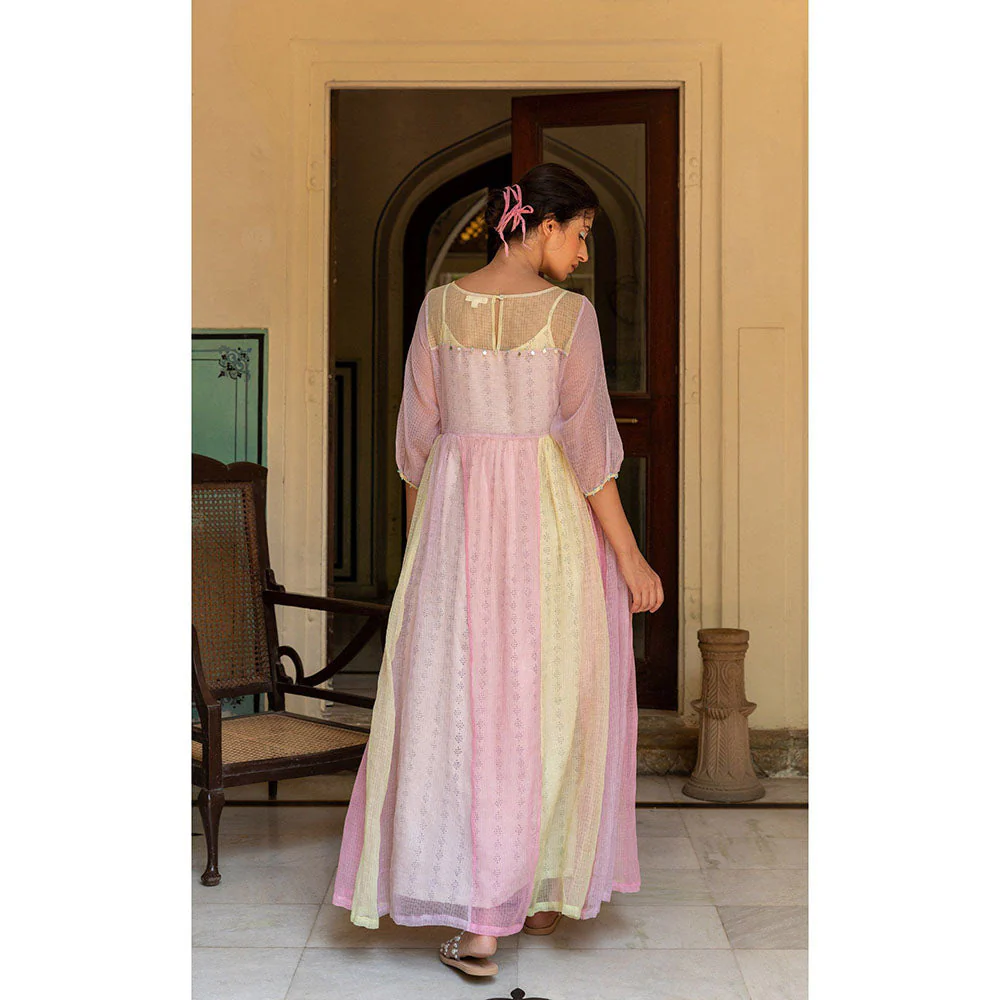 The Yellow Bow Peony Panel Dress (Set of 2) - Image 2