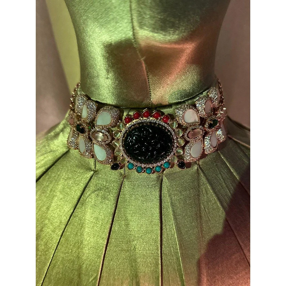 Tussya by Shreya Zargul Choker Set - Image 2
