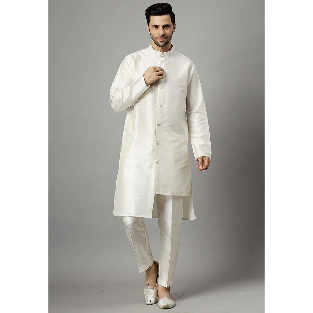 UTSAV FASHION Green Kurta and Pant with Waistcoat - Image 4