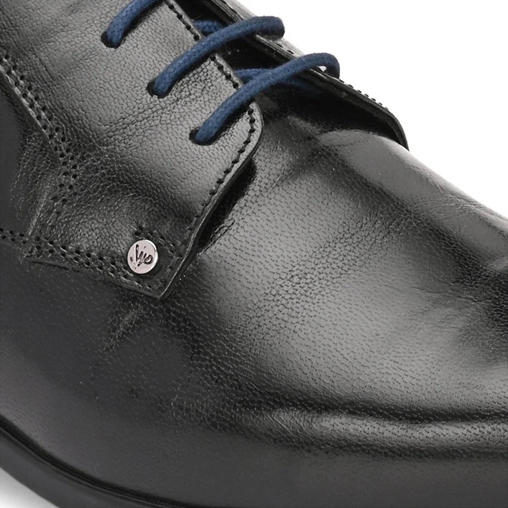 Valentino Men Premium Leather Lace-Up Formal Shoes - Image 4