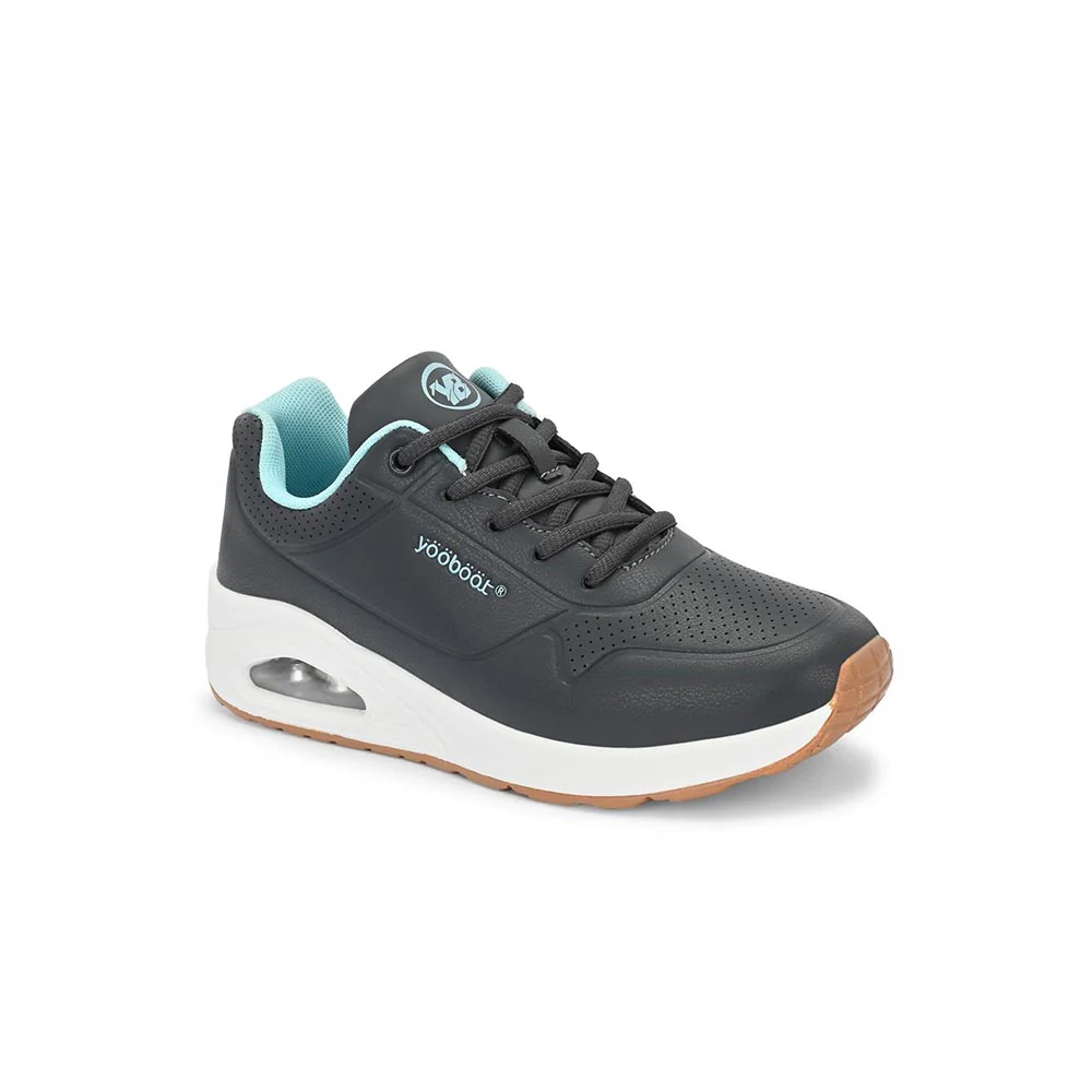 Valentino Women Grey Air-Cushion Sports Sneakers - Image 3