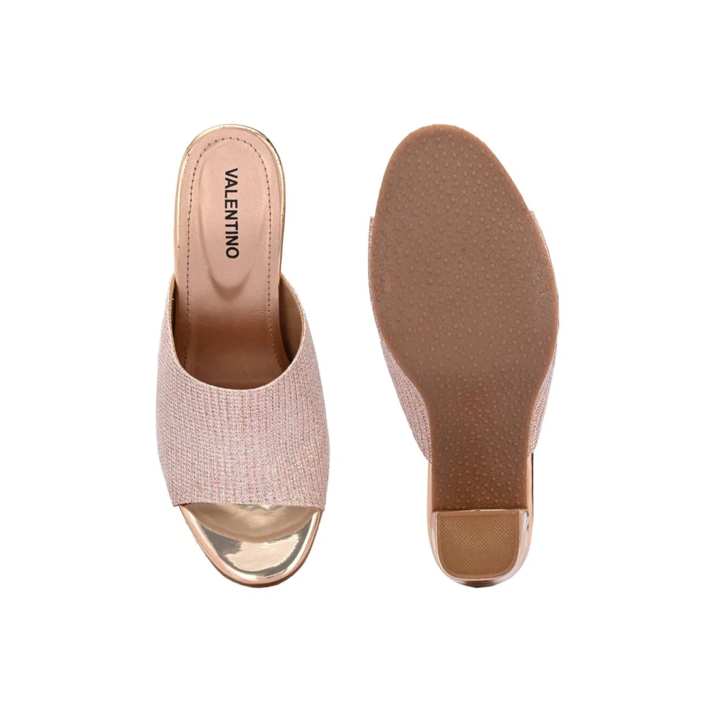 Valentino Women Premium Beige Sandal Heels - Image 6