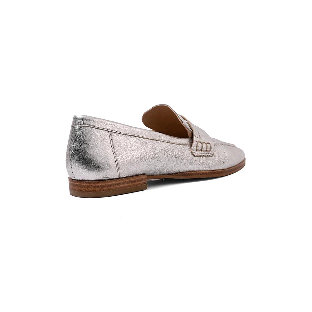 Vanilla Moon Atlanta Slip On Loafers - Silver - Image 2