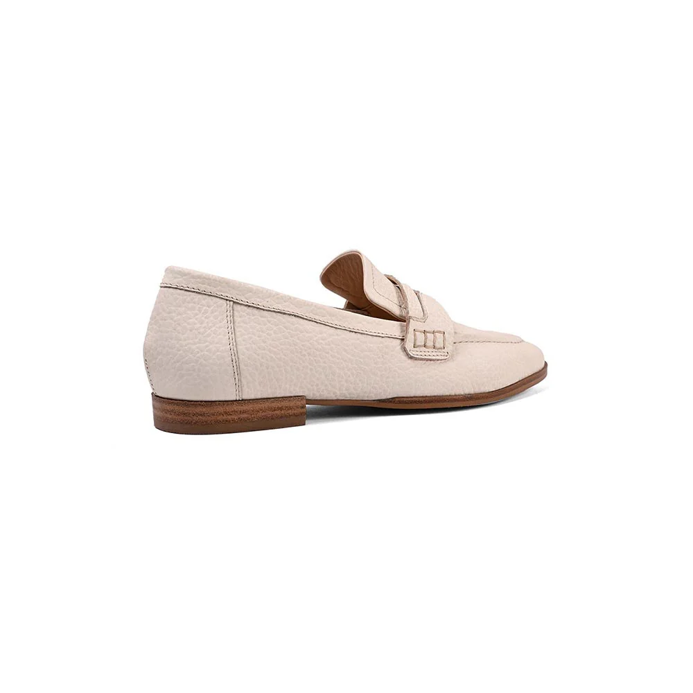 Vanilla Moon Atlanta Slip On Loafers - White - Image 2