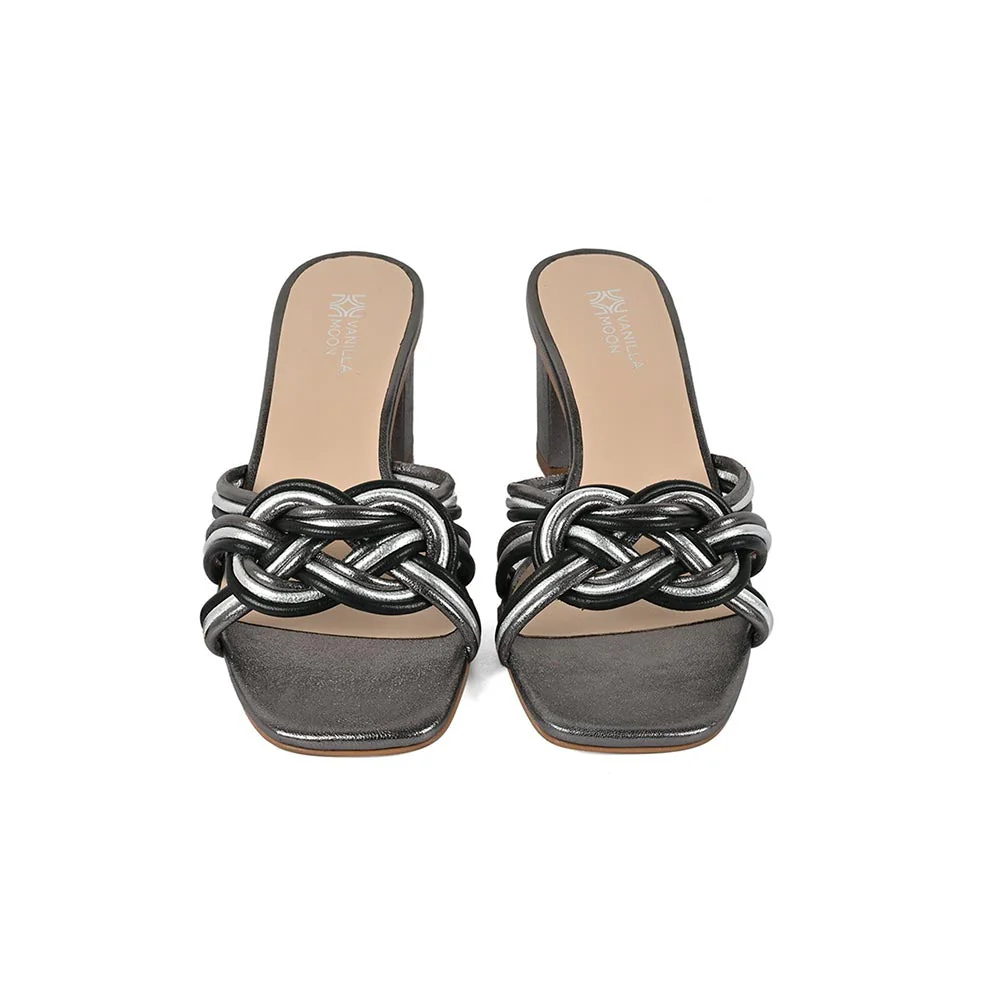 Vanilla Moon Heels Pewter Solid/Plain - Image 4