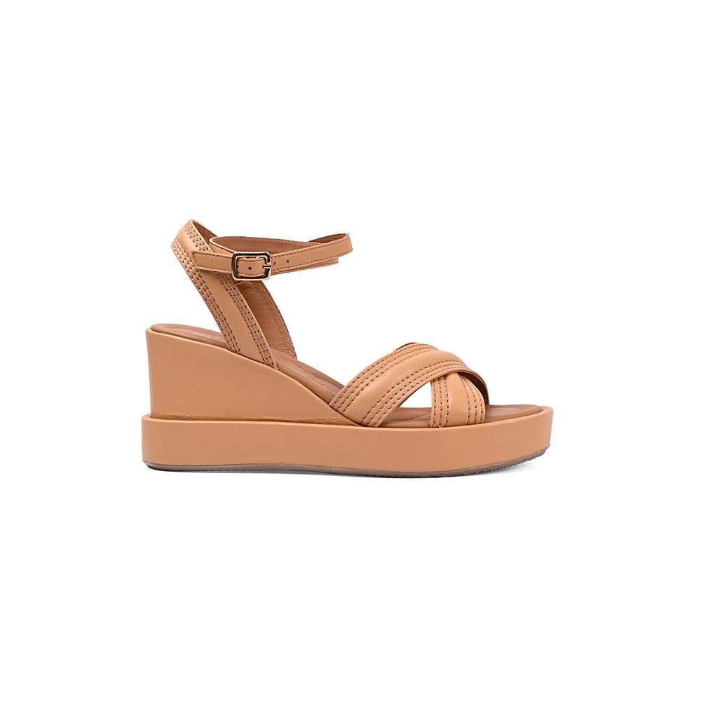 Vanilla Moon Olina Buckle Heels - Beige - Image 3