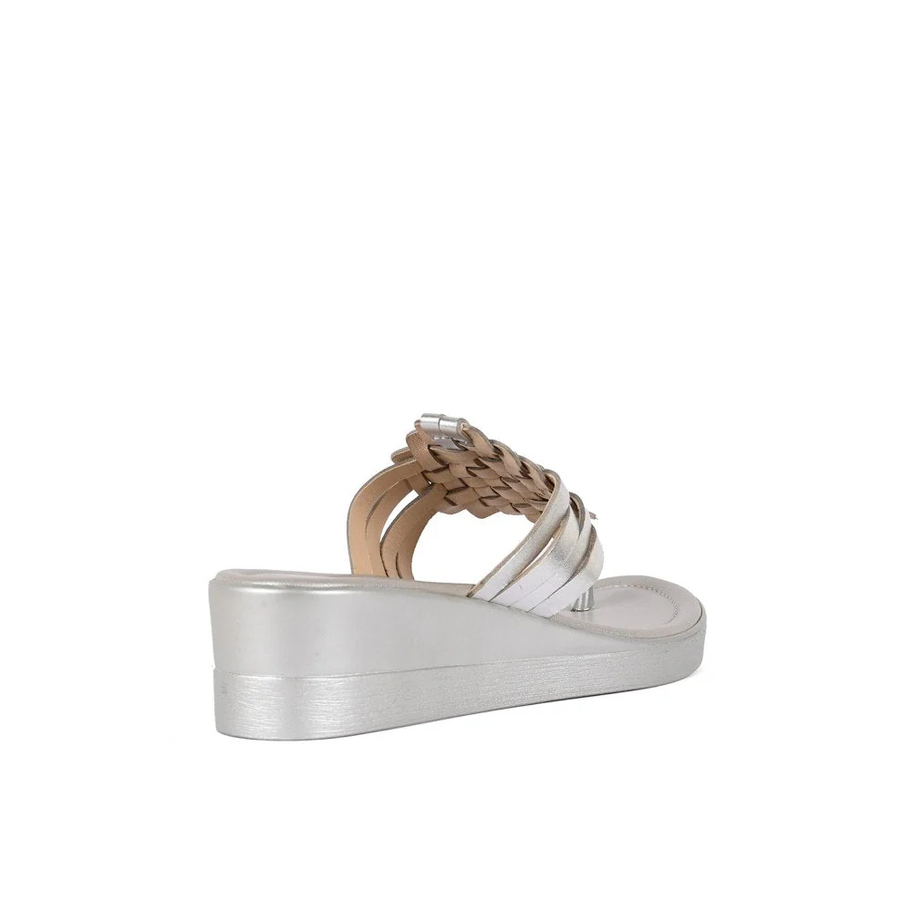 Vanilla Moon Women Cole Silver Wedges - Image 2