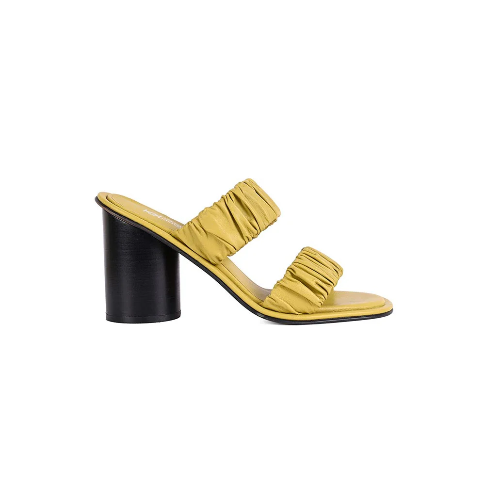 Vanilla Moon Women Yellow Heel Sandals - Image 2