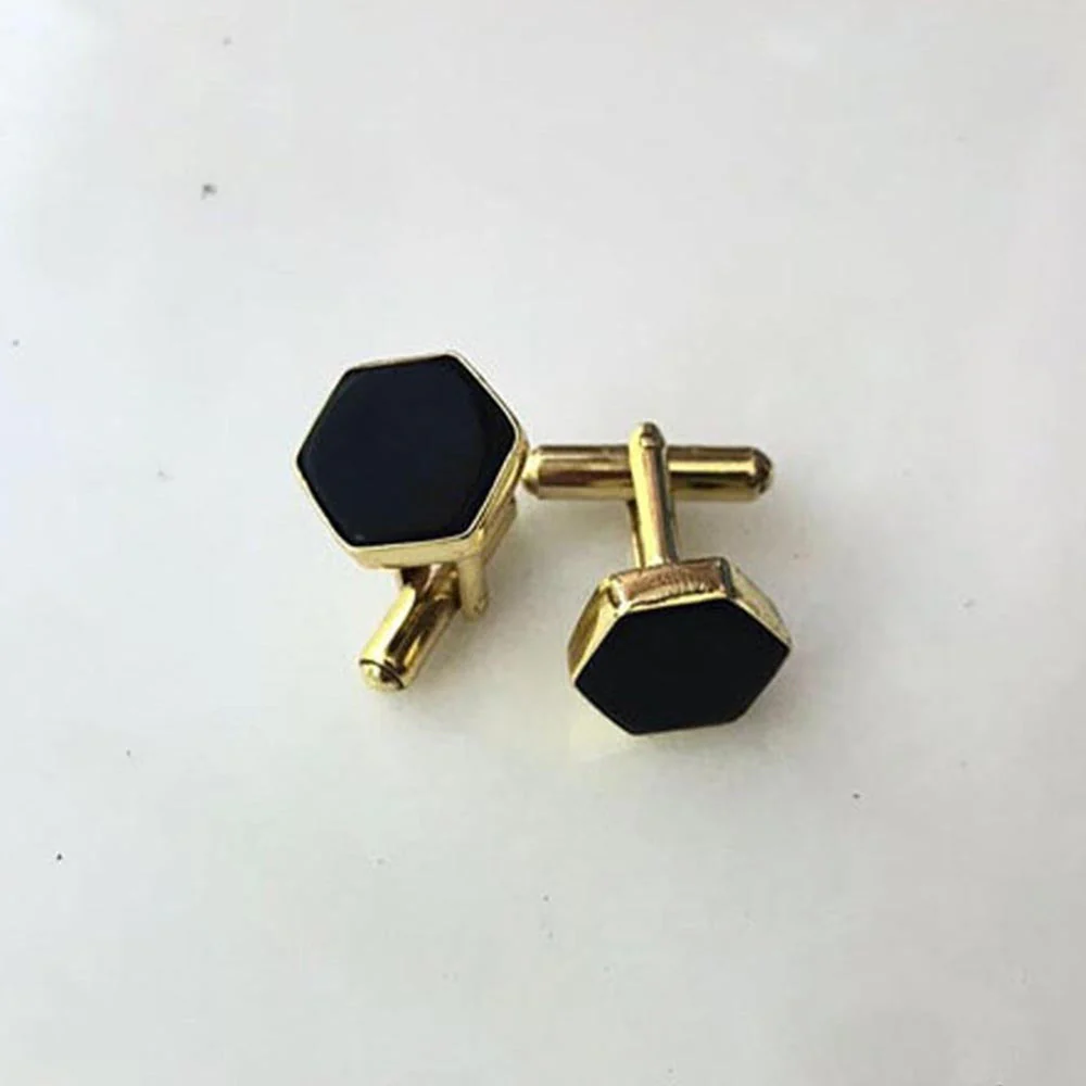 VARNIKA ARORA Black Onyx Cufflinks - Image 3