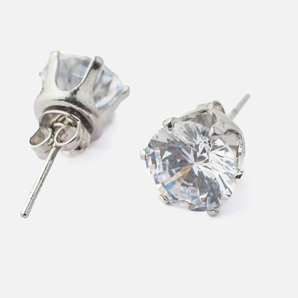 VIVINIA By Vidhi Mehra Zia Silver Plated Womens Zircon Earrings - Image 3