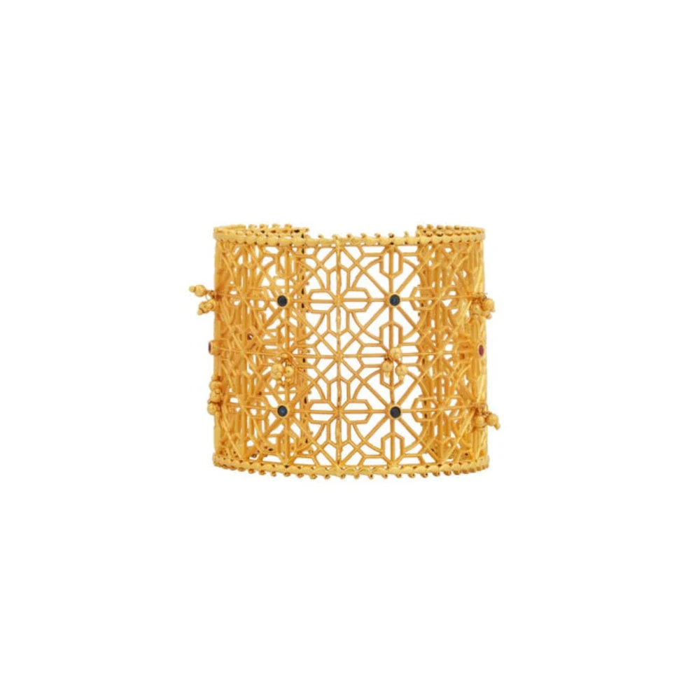 ZARIIN Grace In Gold Cuff Bracelet - Image 4
